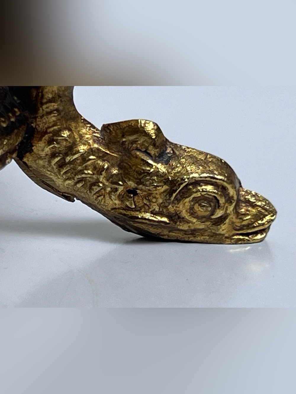 Lot of 2 VTG Cornell Brass Ornate Lamp Base Dragon Feet Theme - Picture 11 of 13